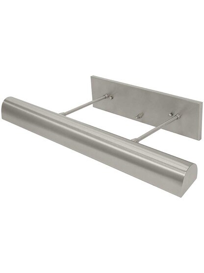 Modern Direct-Wire 24 inch Picture Light in Satin Nickel.
